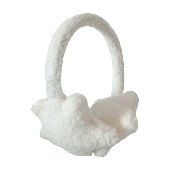 Plush Star Ear Muffs for Cold Weather Fashion Ear Protective Ear Warmers Thick Ear Muff for Winter Wear Skiing Hiking