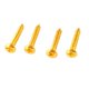 thumbnail image 2 of 2 Pcs Bass Thumb Rest Plastic Anti Slip Light Weight Jazz Bass Guitar Thumb Finger Rest GM03 Gold, 2 of 4