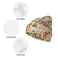 thumbnail image 3 of Hirioo 70s Hippie Style for Men's Knit Cuffed Beanie for Outdoor Activities Unisex, 3 of 6