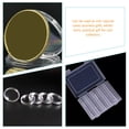 thumbnail image 2 of MasteelfCA 100pcs Clear Coin Capsules Holder Transparent Coin Protector Storage Box, 2 of 8