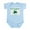 Sky Blue, variant on CafePress - Ginger Shamrock Infant Bodysuit - Baby Light Bodysuit, Size Newborn - 24 Months