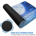 thumbnail image 6 of Upgrade Your Gaming Setup: Large SciFi Space Moon Gaming Mouse Pad, Stitched Edges, Anti-Slip Base, Extended Keyboard Mouse Mat for Intense Gaming, Home Office Use, 31.5x11.8 Inch, 6 of 7
