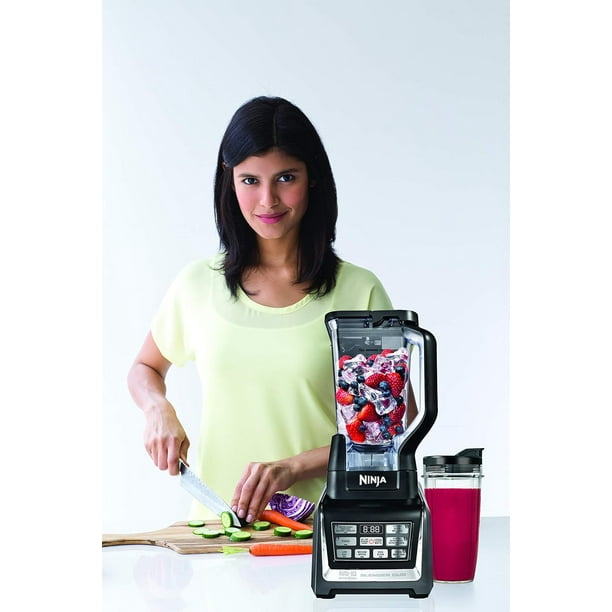 Ninja BL641C Nutri Ninja| Ninja Blender Duo with Auto-iQ, Small