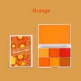 thumbnail image 1 of 8 Style Inkpad Ink Stamp Pad Colorful Cartoon Craft Ink Pad Set for DIY Funny Work Fingerprint Scrapbooking Accessories Orange, 1 of 6