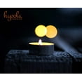 thumbnail image 5 of Hyoola, 4.5 Hour Natural Yellow Beeswax Tealight Candles - In Aluminum Cup (12 Pack), 5 of 8