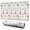 Cute Fairy Princess, variant on Long Mouse Pads for Desk,Classic Princess Pattern Desk Mats on Top Of Desks, Desk Mouse Pad Extra Large with 3mm Non-Slip Base and Stitched Edge for Gaming,Office,Work,Home 31.5"x11.8"
