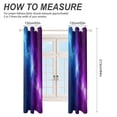 thumbnail image 2 of Galaxy Nebula Dream(1)-1 2 Panels Blackout Curtains for Bedroom Living Room Drapes Kitchen Room Window Blackout Curtain Grommet, 2 of 6