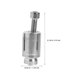 thumbnail image 5 of CHICHUMID 4Ud Tapones De Tornillo Para Manillar De Vehículo Eléctrico Plata Duraderos, 5 of 5