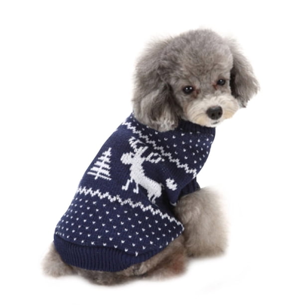 Conjunto de adornos navideños con estampado navideño para niños, adornos para árbol de Navidad, collar de regalo para mascotas, perros y cachorros, adornos navideños altos, ropa de regalo cálida para