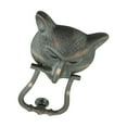 thumbnail image 5 of Brass Pharaoh Cat Head Front Door Knocker 8.4" H Oil Rubbed Bronze Finish Loud Entry Door Metal Knockers forAnimal Cat Lovers w/Screws Renovators Supply, 5 of 12