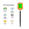 thumbnail image 1 of Soil PH Meter Digital Soil Moisture Fertility Light Temp Humidity Tester Accurate Analyzer for Garden, Plants, Lawn ,Upgraded Testing Structure, 1 of 2