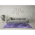 thumbnail image 3 of Ahgly Company Indoor Rectangle Abstract Blue Modern Area Rugs, 5' x 8', 3 of 4