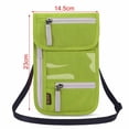 thumbnail image 1 of Soidarity Bolsa de pasaporte de viaje Bolsa de documentos multifunción RFID Bolsa de soporte de pasaporte de cuello colgante Cubierta protectora de Ropa Deportiva, Zapatos Soidarity OD008989-00, 1 of 6