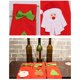thumbnail image 5 of Wosthever Cubierta de botella de vino Cordón Santa Claus de comedor de Navidad Bordado a prueba de polvo Ropa de encaje Accesorios de regalo de Kits de decoración para fiestas Papá Noel Wosthever HA070039-01B, 5 of 6