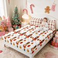 thumbnail image 3 of Manfei Nutcracker Queen Sheets Christmas Queen Sheet Sets, Peach Pink 4pcs (1 Flat Sheet, 1 Fitted Sheet and 2 Pillowcases), 3 of 6
