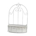 thumbnail image 1 of Maceta colgante de pared desmontable, resistente, para uso en interiores y exteriores. Blanco, 1 of 9