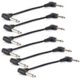 thumbnail image 4 of Cables para instrumentos musicales, 6 uds. Pedal de efecto de guitarra Cable de efecto de guitarra Cable de efecto de guitarra Eficiencia óptima, 4 of 8