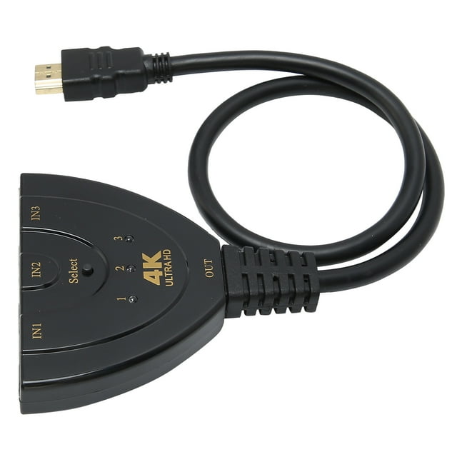Interfaz multimedia de alta definición 4K Switcher 3 en 1 salida 4Kx2K Switcher SplitterCable Splitter
