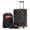 Black, variant on Rosamo 3-Piece 20 inch Hardside Luggage Set, Carry on Suitcase with Spinner Wheels & TSA Lock, Travel Backpack with USB & Type-C Charging Port, Toiletry Bag, Black