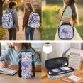 thumbnail image 2 of KUIFORTI Axolotl Purple Bookbag with Lunch Box 4Pcs Kids Backpack Set for Elementary Primary Middle School Boys Girls School Bag with Pencil Case Water Bottle Sleeve, 2 of 6