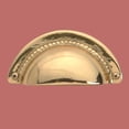 thumbnail image 2 of Cabinet Bin Pull Bright Solid Brass Cup Hooded Drawer Pull for Kitchen Cabinets, 2 of 9