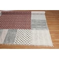 thumbnail image 4 of Casavani Indian Dining Room Outdoor Kilim, Brown 7x10 feet, 4 of 6