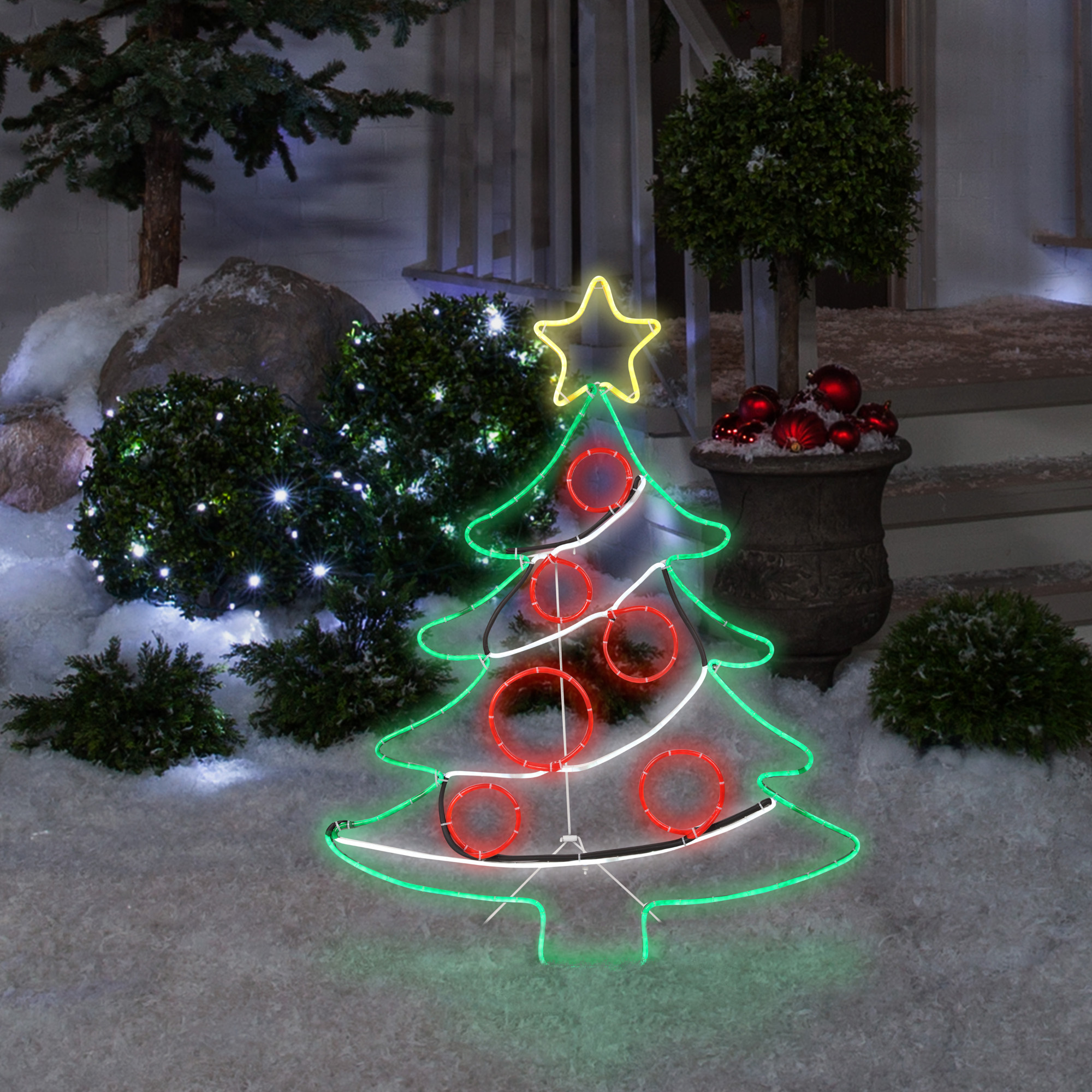 Light Glo Christmas Tree with Star