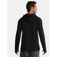 thumbnail image 3 of Athletic Works Men's & Big Men's Active Mesh Long Sleeve Hoodie, Sizes S-3XL, 3 of 5