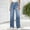 Light Blue, variant on Outfmvch Jeans for Women Baggy Jeans Barrel Jeans Women Jean Capris for Women Jeans Mom Jeans High Waisted Baggy Straight Wide Leg Denim Pants Streetwear Straight Leg Pants Women Light Blue M
