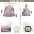 thumbnail image 3 of BZSMCE Table Lamp Creative Colorful Butterfly Illustration Simple Pattern Night Light, 3 of 8