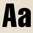 thumbnail image 2 of CafePress - A Helvetica Alphabet Tote Bag - Unisex Canvas Tote Bag, Beige, 1-Piece, 2 of 6