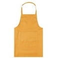 thumbnail image 2 of Yesbay Pure Color Halter Sleeveless Pocket Housework Kitchen Cooking BBQ Work Apron, 2 of 8