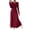 510_Wine, variant on Summer Dresses for Women Loose Fit Women's Sleepwear Cozy Long Sleeve Dress Gifts for Mom Loungewear Womens Nightgown Blackish Green