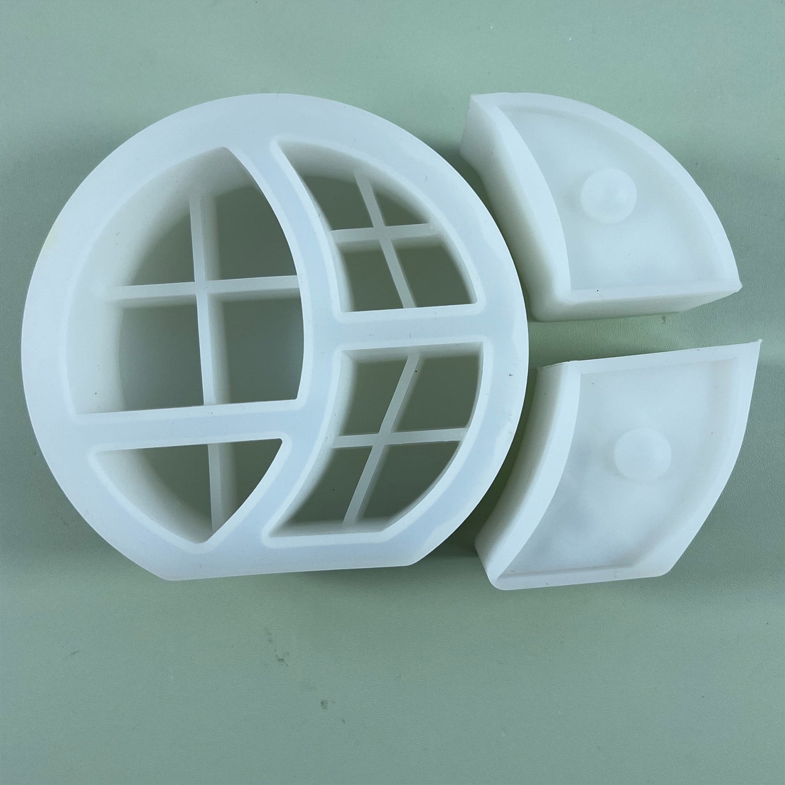 COMEET Crafts Molds,Resin Casting Molds Storage Box Tray Mold Sun and Moon Shaped Jewelry Organizers Molds for Hand-Making