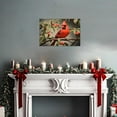thumbnail image 3 of ADALE Vintage Cardinal Wall Art Pictures Of Red Birds Cardinal On Branch Painting Rustic Elegant Bird Canvas Winter Animal Artwork Print Unframed 11x14 Inch, 3 of 6