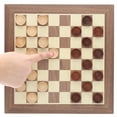 thumbnail image 5 of WE Games Wooden Checkers Pieces, Stackable Backgammon Pieces with Bag, 1.06 inch, Brown/Natural, 24-Pack, 5 of 9