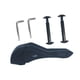 thumbnail image 5 of Bloque de freno de patinador enrollador Piezas de patines en línea en línea sin deslizamiento de skate en línea tapón de freno de skate resistente Negro, 5 of 9
