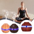 thumbnail image 4 of YZEGDCH Mini Air Humidifiers for Bedroom,Quiet Dark Wood Texture Cool Mist Humidifier with Colored Lights for Home Large Room,Baby and Plant, 4 of 4