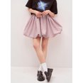 thumbnail image 5 of Yunliwuli Women Bubble Skirt, Elastic Waist Pleated Solid Summer Mini Skirt Streetwear for Casual Daily, 5 of 9