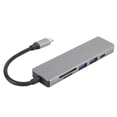 thumbnail image 4 of Usb-C Hub Dual Type??C Adaptador De Aleación De Aluminio 4K Para Tarjeta De Memoria Hdmi Para Os X 6 In 1 Inevent EL009818-00, 4 of 6