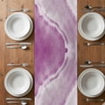 thumbnail image 6 of Pink Coastal Wave Table Runner - 72 Inch Long, Kitchen Dining Table Runner Dresser Scarves, Summer Modern Ocean Beach Farmhouse Decor for Coffee Tables Wedding Party Banquet, 6 of 8