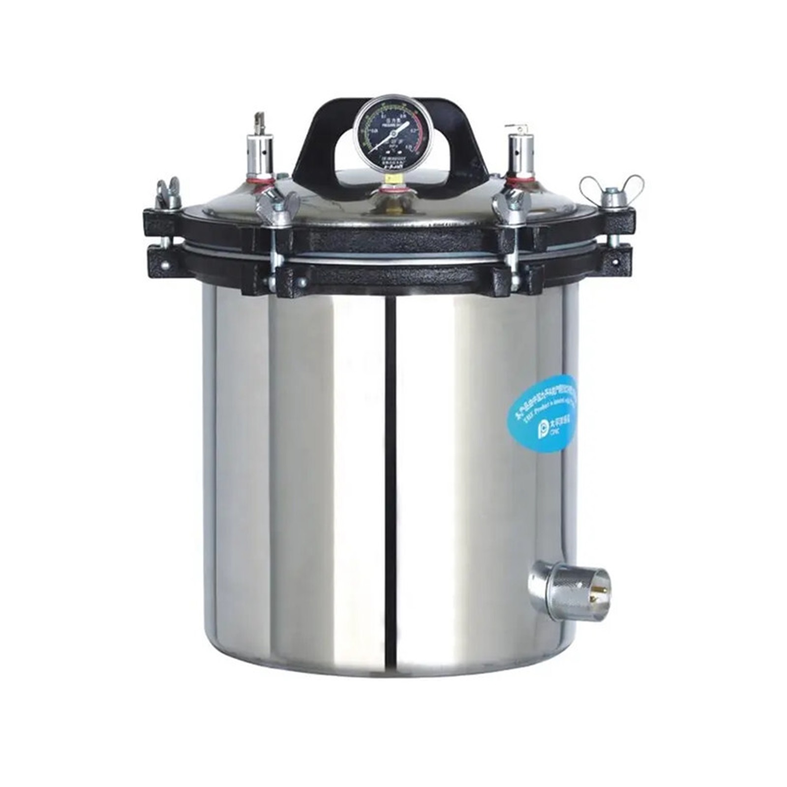 Portable Autoclave Machine Electric Heating Medical Dental Laboratory Dental Autoclave 24 Liter 18 Liters Steam Sterilizer