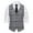 Gray, variant on Men's Suit Vest Plaid Dress Vest Slim Fit Formal Business Waistcoat Tuxedo V-Neck Wool Blend Sleeveless Blazers