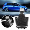 thumbnail image 1 of Head Cubierta de Bota Gaitor de Palanca de Cambios de Coche de 6 velocidades de Cuero PU para Bota Manual Damasco MK5 MK6 2005-2014 Palanca de Cambios VW MK4 ANGGREK Otros, 1 of 8