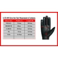 thumbnail image 2 of Men's Driving Gloves 100% Genuine Lambskin Leather Chauffeur Full Finger Car Driving Motorcycle Bikers Riding Gloves Black-2XL, 2 of 4