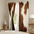 thumbnail image 3 of Feelyou 3D Cow Print Blackout Curtains Set of 2 (52x84 Each) for Adult, Modern Fashion Window Curtains, Rustic Farmhouse Curtains and Drapes, Blackout Curtains Bedroom Decor, 3 of 6
