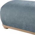 thumbnail image 5 of Meridian Furniture Calum Light Blue Chenille Fabric Bench, 5 of 8