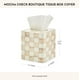 thumbnail image 4 of Funda para caja de pañuelos MACKENZIE-CHILDS Boutique, cuadrada, marrón y blanco, 4 of 6