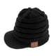 thumbnail image 2 of Sombrero de pico tejido de invierno Auriculares Bluetooth 5.0 Gorra cálida Mujeres Auriculares inalámbricos Sombrero de música tholdsy EL2374-00B, 2 of 2