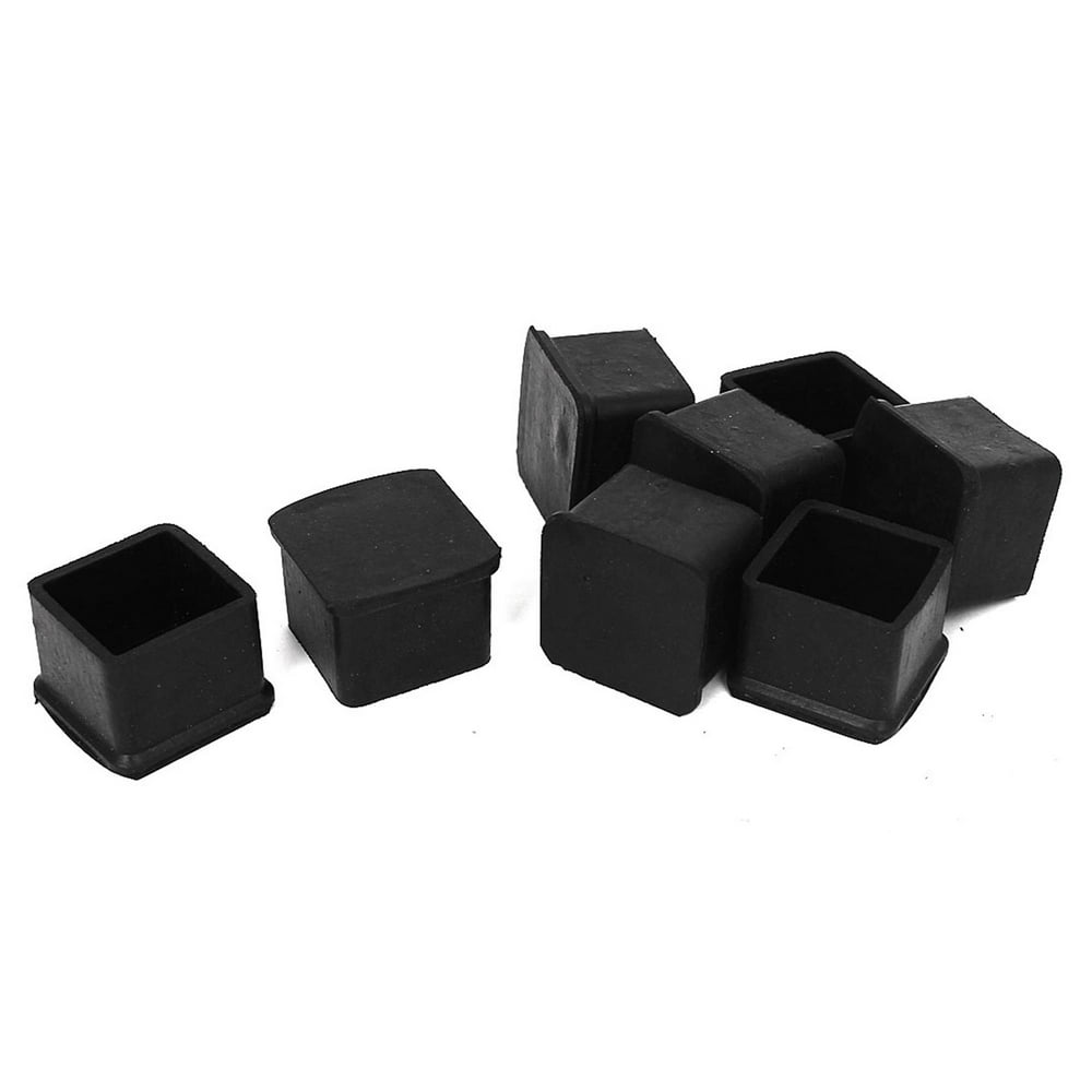 8pcs Furniture Square Leg Covers Pad Floor Protector 1.18''x1.18